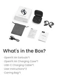 OpenFit Air - Open-Ear Headphones, True Wireless Earbuds, Water Resistant, Secure Earhooks for Daily Use