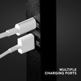 LUME CUBE Edge 2.0 LED Desk Lamp | Dimmable Home Office Desk Light with USB Charging Port & Strong Swing Arm