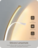 Table Lamp, Modern Bedside Lamp with 3 Color Temperature & Stepless Dimming