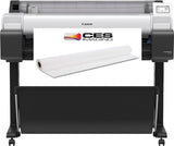 CES Imaging Canon imagePROGRAF TM-340 36-inch Color Inkjet Printer Bundled 36" Bond Paper