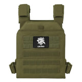 Adjustable Weighted Vest for Men Women – Tactical Vest for Rucking, HIIT & CrossFit, Fits 10x12 Plates, Weights Not Included