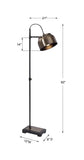 Uttermost Bessemer - 1 Light Industrial Floor Lamp
