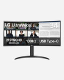 LG 34WR55QK-B 34-inch UltraWide WQHD (3440 x 1440) Curved Computer Monitor