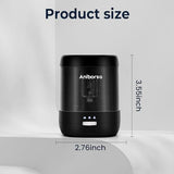 Aniborsa Electric Pencil Sharpener, USB & Battery Operated, Adjustable Nibs, Automatic Pencil Sharpener, Black