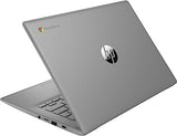 HP 14" HD Chromebook Laptop for Students, Intel Quad-Core N4120(> N4020), 4GB RAM, 64GB eMMC, WiFi, Webcam