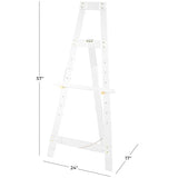 Deco 79 Acrylic Plastic Display Easel Adjustable 7 Tier Floor Standing Easel with Gold Metal