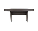 Flash Furniture Jones 6' Oval Multipurpose Conference Table, Business Meeting Table for Office and Conference Rooms, Rustic Gray