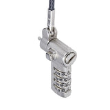 StarTech.com Universal Laptop Cable Lock 6.6ft (2m), Serialized Security Cable