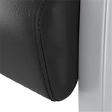 Bush Business Furniture Arrive Bariatric Waiting Room Guest Chair with Arms in Black Vinyl
