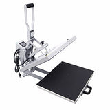 Flat Heat Press Machine, 110V Semi-Automatic Flat Sublimation Heat Transfer Machine