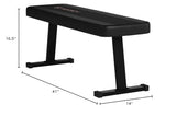 Marcy Flat Utility 600 lbs Capacity Weight Bench for Weight Training and Ab Exercises SB-315 , Black MARCY