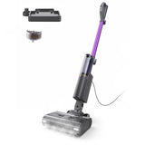 SUNSMAI Steam Mop for Floor Cleaning, Lightweight Electric Mop with Deep Steam, Self-Cleaning, NA-IX Limescale Protection, Power-Assisted Drive, 180° Lie Flat & LED Light for All Sealed Hard Floors