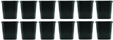 Rubbermaid Commercial Products Fg295500Bla Plastic Resin Deskside Wastebasket, 3.5 Gallon/13 Quart, Black (Pack of 12)