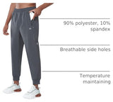NORTHYARD Men's Fleece Lined Pants Winter Warm Sweatpants Thicken Windproof Pants Track Athletic Running Joggers Workout Gym Darkgrey 2XL