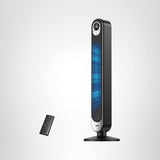 DREO Tower Fan for Bedroom, 28 ft/s, 20dB Quiet Oscillating Bladeless Fan with Remote, 9 Speeds, 4 Modes, 12H Timer, LED Display, Standing Floor Fan Powerful for Indoor Home Office Room, 42 Inch