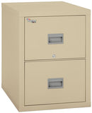 FireKing Patriot Vertical 2 Drawer Fire Rated File Cabinet, Parchment