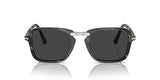 Persol mens Po3330s Rectangular Sunglasses