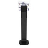 CTA Premium Heavy-Duty Secured Stand with Acrylic Glove, Mask Box & Contactless Soap or Hand Sanitizer Dispenser for Offices