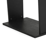 M&T Displays Black Plywood Stand up Floor-Standing Podium Lectern for Speaker