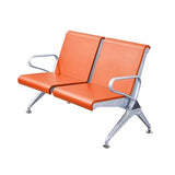 Gtzly Waiting Room Chairs Office Bench with Arms, Polyurethane Pad Airport Reception Chairs