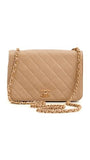 Women's Pre-Loved Chanel Full Flap Turn Lock Chain Shoulder Bag