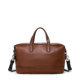 TUMI - Harrison Nelson Duffel - Men's Business & Travel Bag - Spacious Interior - 11.0" X 20.5" X 8.5" - Cognac Leather