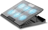 Laptop Cooling Pad, Gaming 6Fans 15.6inch Laptop Cooler Stand Fan