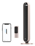 DREO Smart Tower Fan Voice Control, 120° Oscillating Fan Works with Alexa/Google/App/Remote, 42 Inch, 20dB Quiet DC Bladeless Fan for Bedroom,12 Speeds, Floor Fan for Home, Office