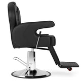 Artist hand Barber Chair for Barbershop Hydraulic Recliner Salon Chair 360 Degree Swivel with Adjustable Headrest Wide Seat Shampoo Spa Beauty Equipment for Hair Stylist