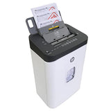 HP - Paper Shredder Micro Cut, 200-Sheet Auto Feed, Shreds Credit Cards & Staples