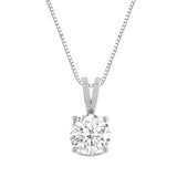 1.0 Carat To 2.0 Carat 14K Gold Lab Grown Diamond Necklace