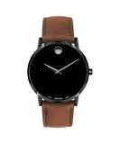 Movado Museum Classic Men's Watch - Swiss Quartz Movement, Calfskin Strap