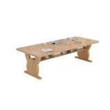 SABALON Office Desk Solid Wood Large Desk Home Living Room Study Writing Large Board Table