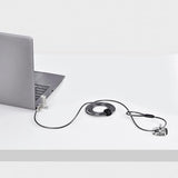 StarTech.com Universal Laptop Cable Lock 6.6ft (2m), Serialized Security Cable