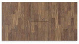 Signature Design by Ashley Wildenauer Dining Extension Table, Self-Storing Butterfly Leaf, Seats 8, Hardwood Solids, 40" W x 78" D x 30.13" H, Black & Dark Brown