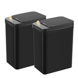 FRESHLIX Motion Sensor Trash Can, 2 Pack 2.6 Gallon Automatic Touchless