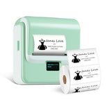 ORGSTA Label Maker with Tape, T003 Thermal Label Maker, 3.15 Inch Bluetooth Label Printer Compatible with Phone & PC, Sticker Printer Barcode Thermal Maker for Small Business, Home, School