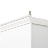 78.75" Tall 3-Piece Bookcase Display Cabinet with 5-Color LED Light