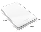 T1 Series 1TB USB 3.0 Portable External Gaming Hard Drive - White
