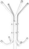 Coat Rack Stand, 10 Hooks Free Standing Hat Hanger Metal Hall Tree Clothes Holder Storage Stand Ejoyous