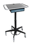 Omnimed Portable Rolling Laptop Stand with Storage Drawer