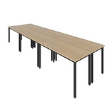 Bonzy Home Conference Tables 14ft Office Computer Desk for Meeting Room