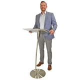 Arc 1 Stainless Steel and Acrylic Podium, Pulpit or Lectern - Kingdom