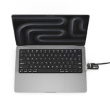 Compulocks Ledge Lock Adapter with Combination Cable Lock for MacBook Pro 14-Inch M1, M2