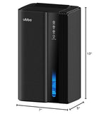 UBBO 95oz Dehumidifiers for Home, 1000 Sq.Ft Dehumidifier with Drain Hose - Auto Shut Off, Timer, Sleep Mode & Drain Hose - 7 Color Light for Bedroom, Bathroom, RV - Black