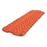 KLYMIT Insulated Static V Inflatable Sleeping Pad | Comfortable, Lightweight, Easy to Inflate, Portable Air Bed Mattress for Camping, Backpacking and Hiking — Orange