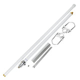 UAYESOK Dual Band VHF/UHF Base Antenna 2M/70cm Fiberglass 5.8ft 200W High Gain for Amateur Radio Repeater Scanner Home/Outdoor