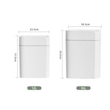 BXFIRS Home Intelligent Sensing Garbage Bin Made of ABS Material Kitchen Bathroom Bedroom Trash Cans(23.5 * 31.8cm)