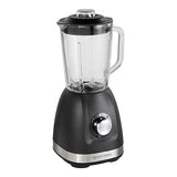 Blender with 48-Ounce Blending Jar and 20-Ounce Travel Cup, Compact Design with Dial Control, 700-Watts, Black West Bend