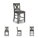 Signature Design by Ashley Caitbrook Casual Counter Height Dining Table and Upholstered Bar